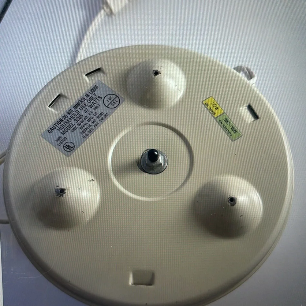Rival Crockette Crock Pot Slow Cooker 1 Qt Country Blue and Beige Model 3205